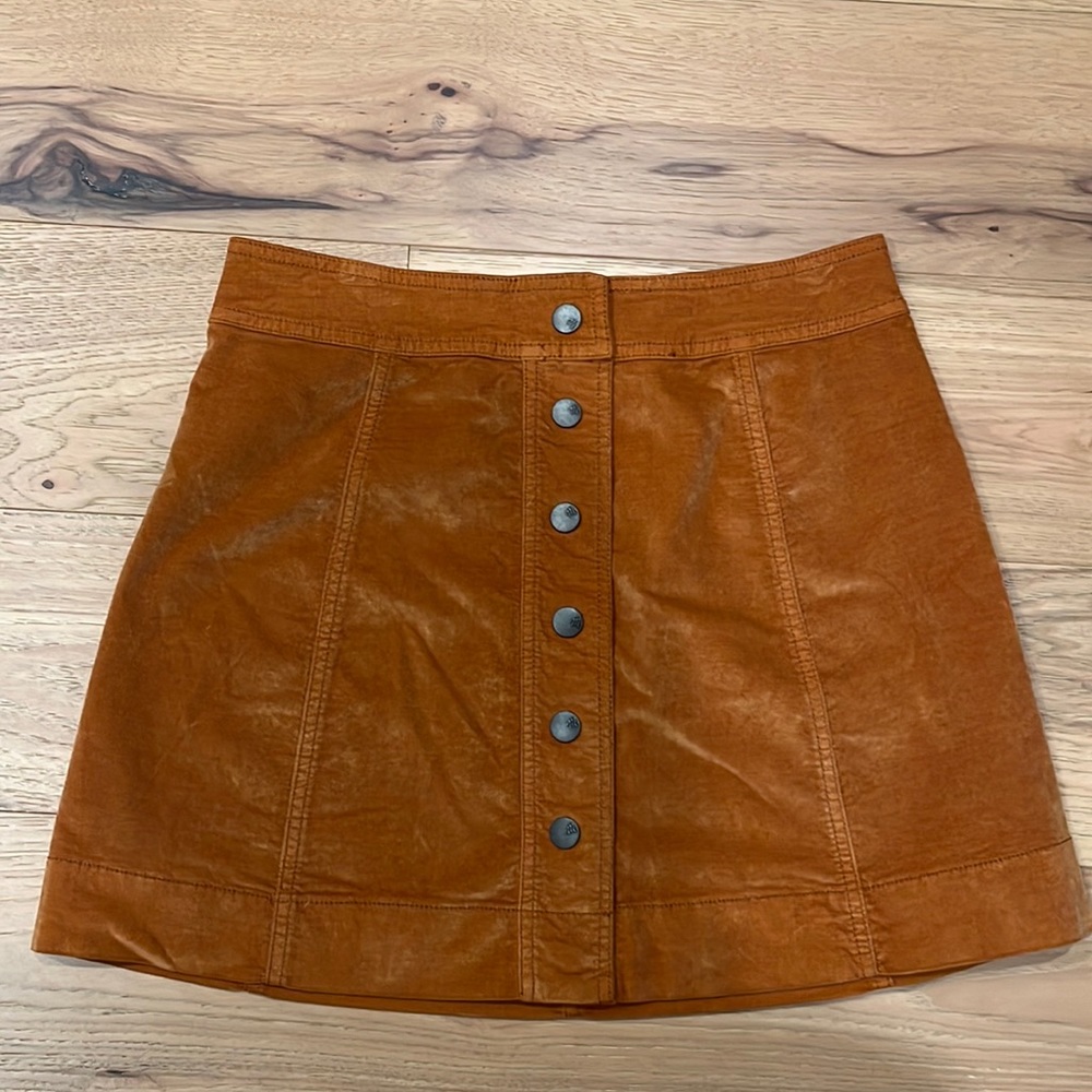 Madewell button up skirt